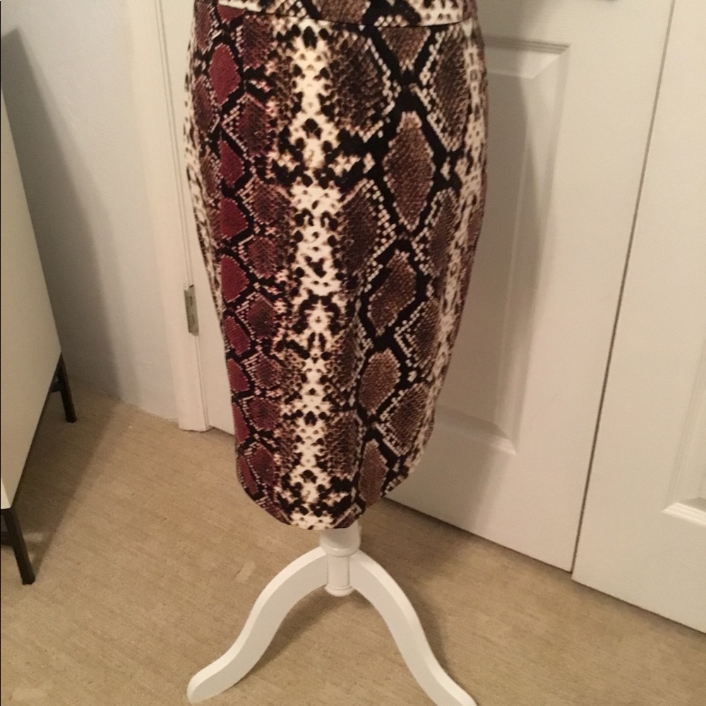 Animal print skirt